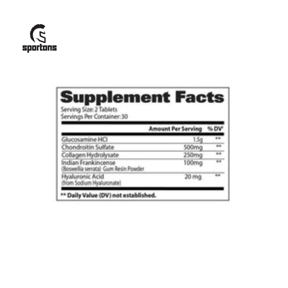 GAT Sport Joint Support supplement facts