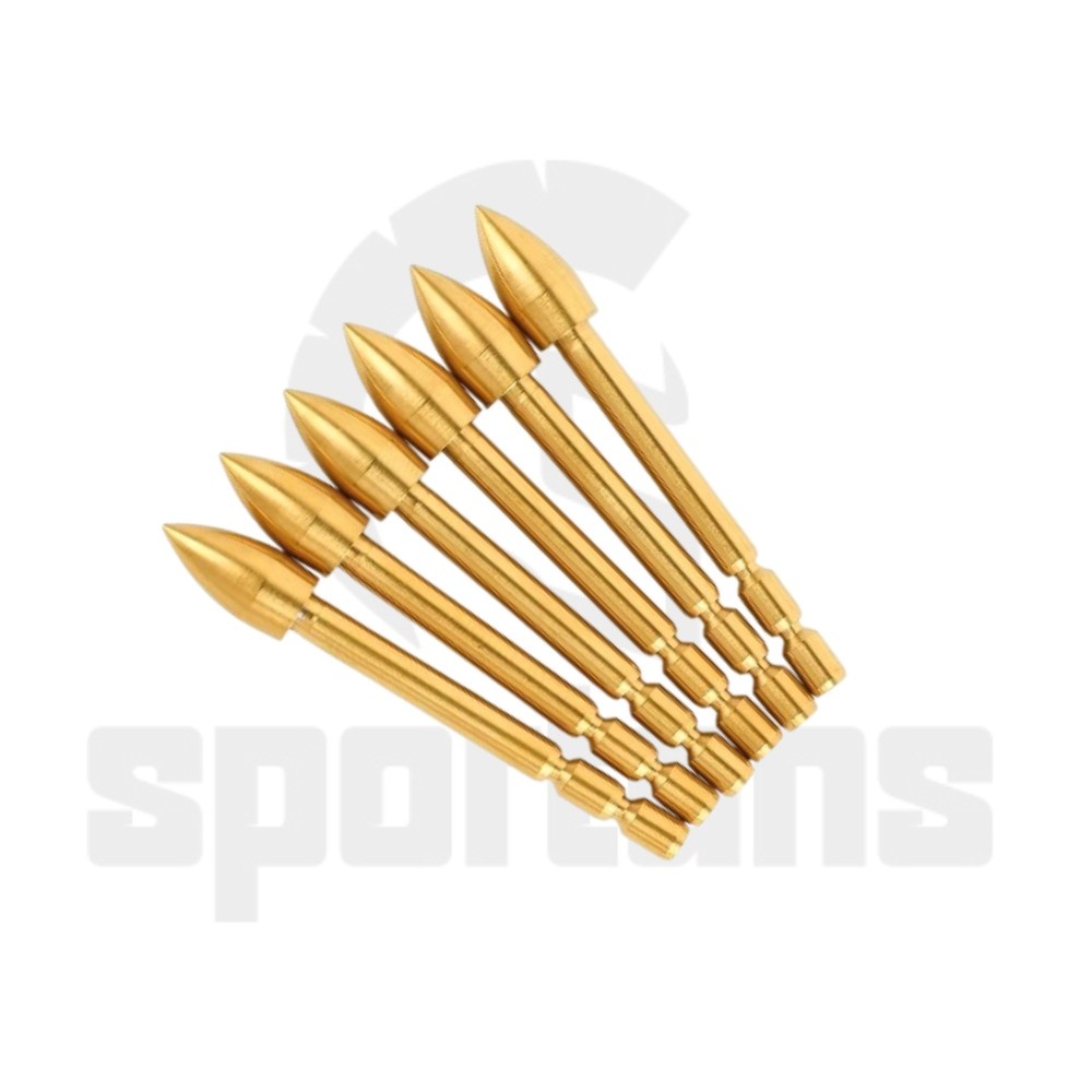 tungsten steel arrowhead 100 110 120 grains gold