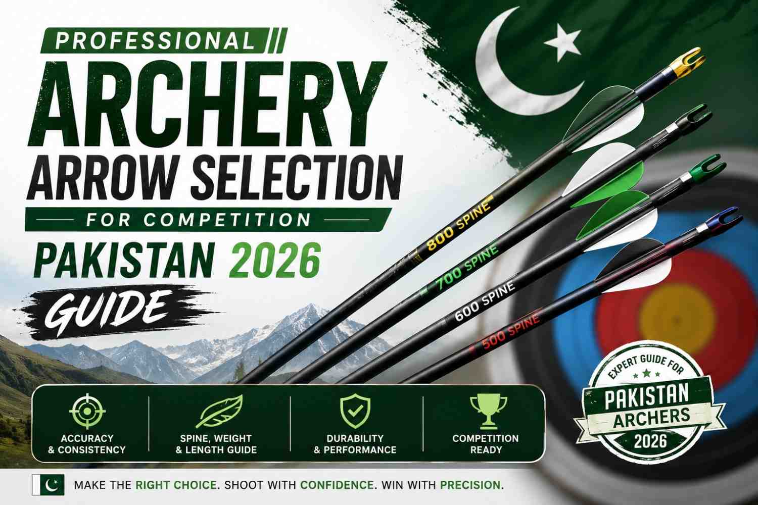 Professional Archery Arrow Selection for Competition - Pakistan 2026 Guide