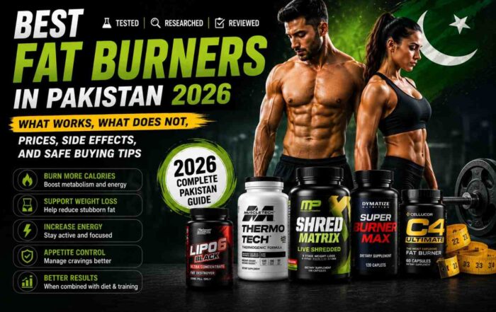 Best fat burners in Pakistan 2026 supplement guide by TheSportans