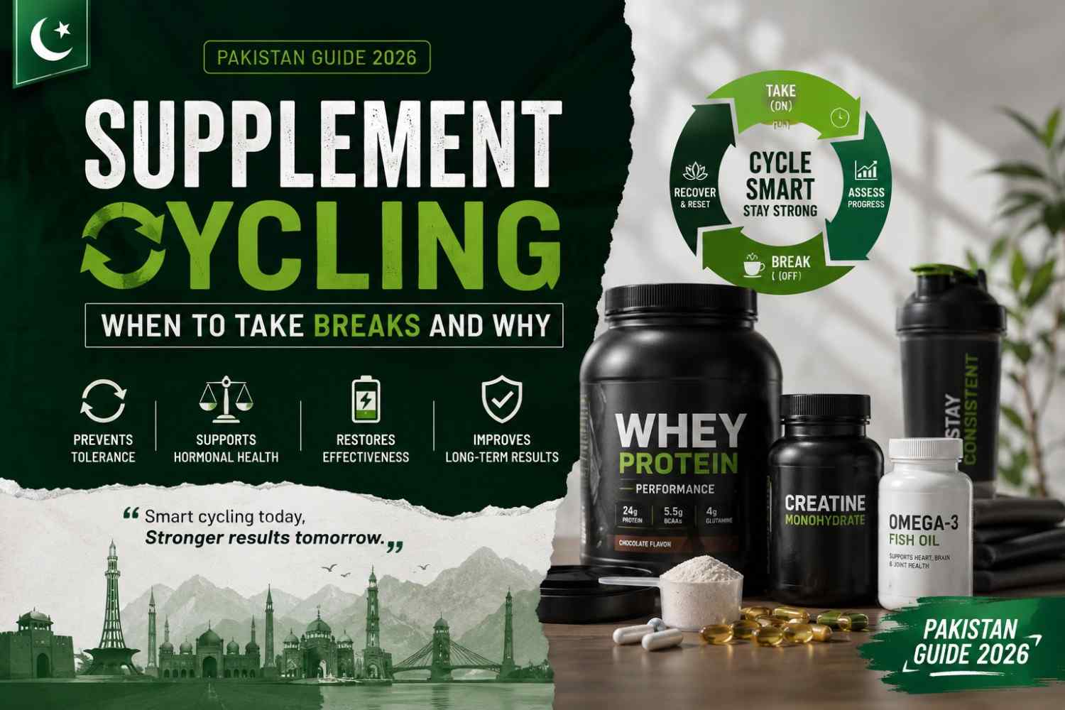 Supplement Cycling - When to Take Breaks and Why Pakistan guide 2026 cover image